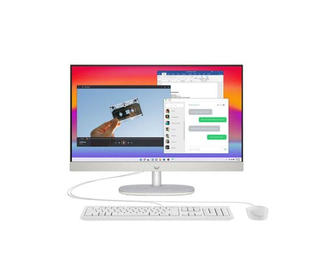 HP 24-cr0058na 23.8" Refurbished All-in-One PC - Intel&reg; Core&trade; i3, 512 GB SSD, Shell White (Excellent Condition) image number 24 of 28