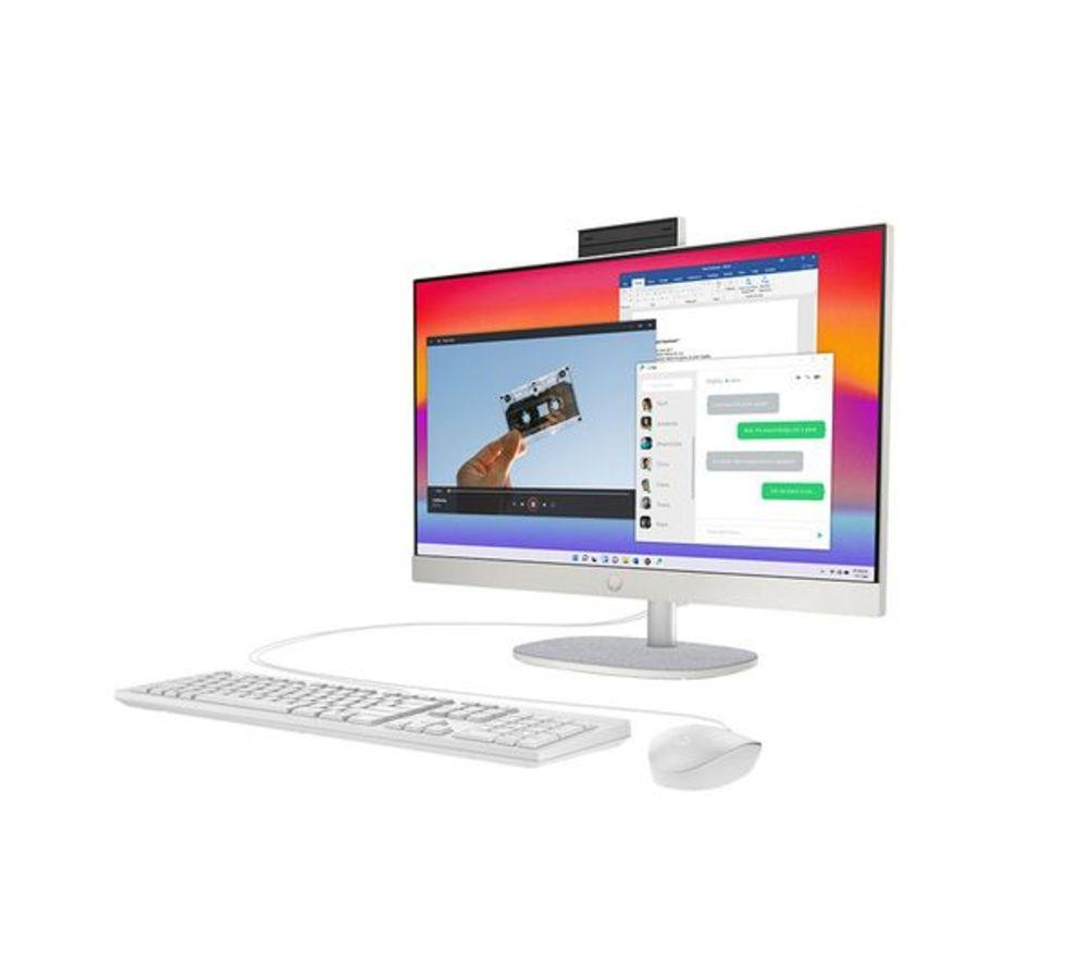 HP 24-cr0058na 23.8" Refurbished All-in-One PC - Intel&reg; Core&trade; i3, 512 GB SSD, Shell White (Excellent Condition) image number 25 of 28