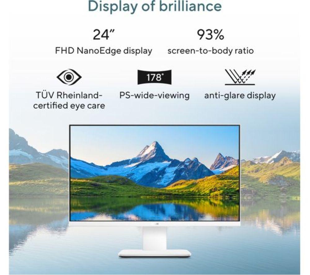 ASUS V400 AiO 23.8" Refurbished All-in-One PC - Intel&reg; Core&trade; i3, 512 GB SSD, Black (Very Good Condition) image number 12 of 18