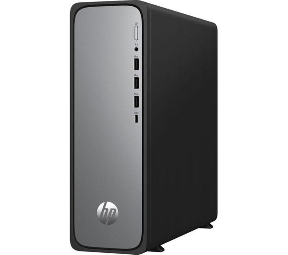 HP OmniDesk Slim S03-0005na Refurbished Desktop PC - Intel&reg; 300, 256 GB SSD, Black (Very Good Condition) image number 2 of 5