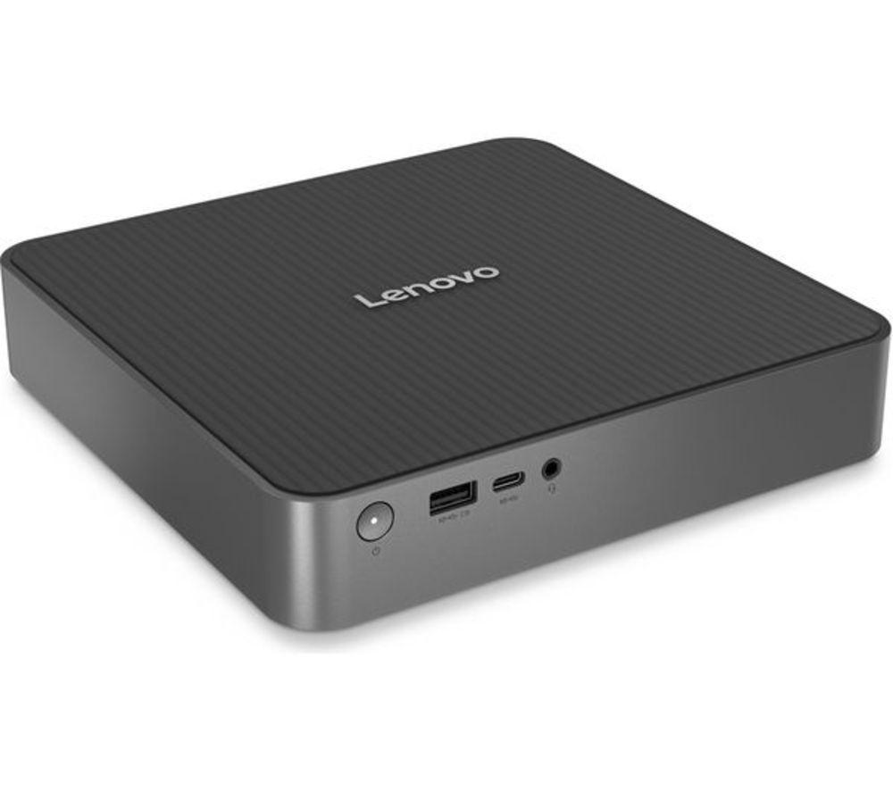 LENOVO IdeaCentre Refurbished Mini Desktop PC - Intel&reg; Core&trade; 7, 1 TB SSD, Black (Very Good Condition) image number 2 of 6