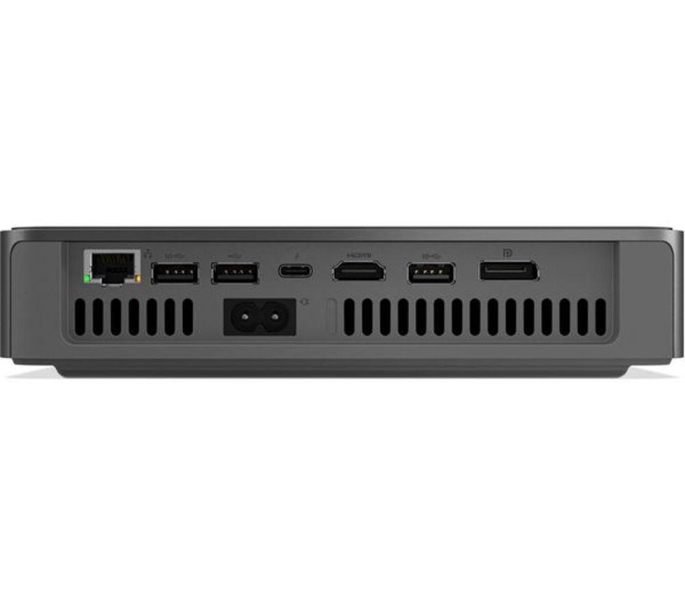LENOVO IdeaCentre Refurbished Mini Desktop PC - Intel&reg; Core&trade; 7, 1 TB SSD, Black (Very Good Condition) image number 3 of 6
