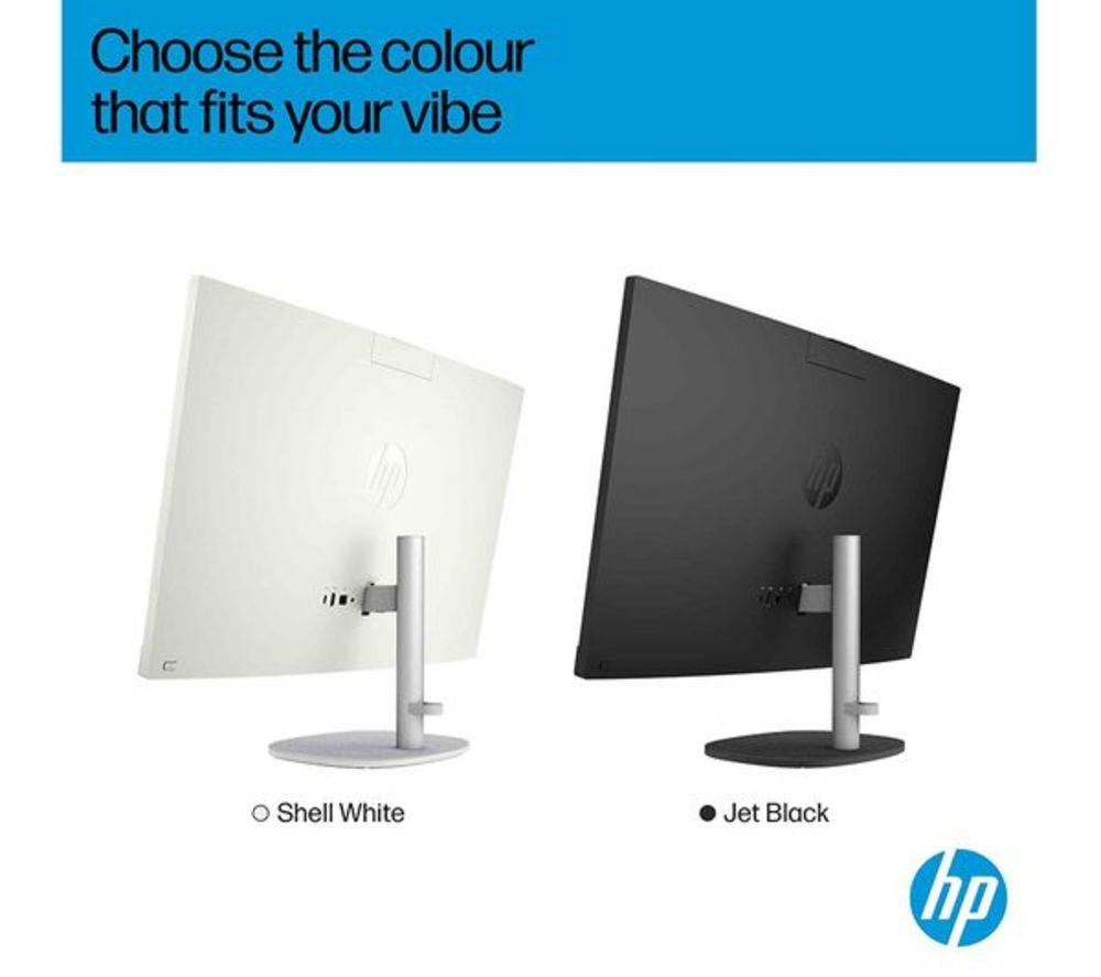 HP 24-cr2002na 23.8" Refurbished All-in-One PC - Intel&reg; Core&trade; Ultra 5, 1 TB SSD, White (Very Good Condition) image number 9 of 13