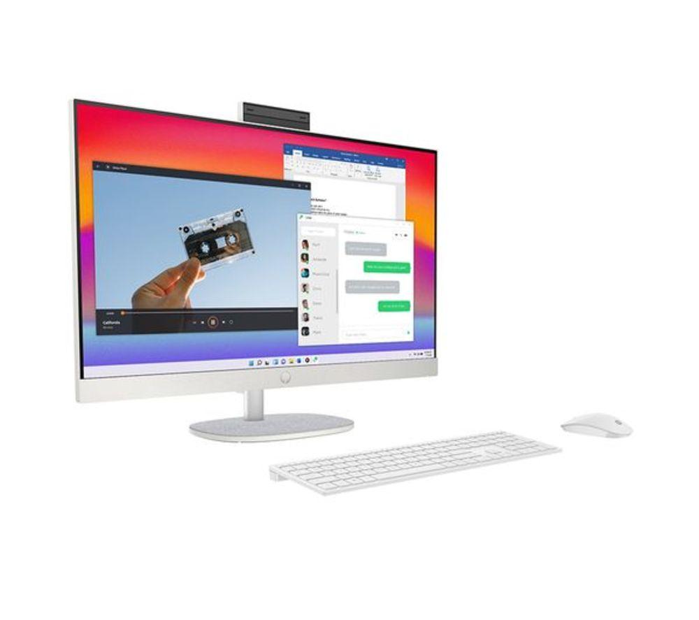 HP 24-cr2002na 23.8" Refurbished All-in-One PC - Intel&reg; Core&trade; Ultra 5, 1 TB SSD, White (Very Good Condition) image number 11 of 13