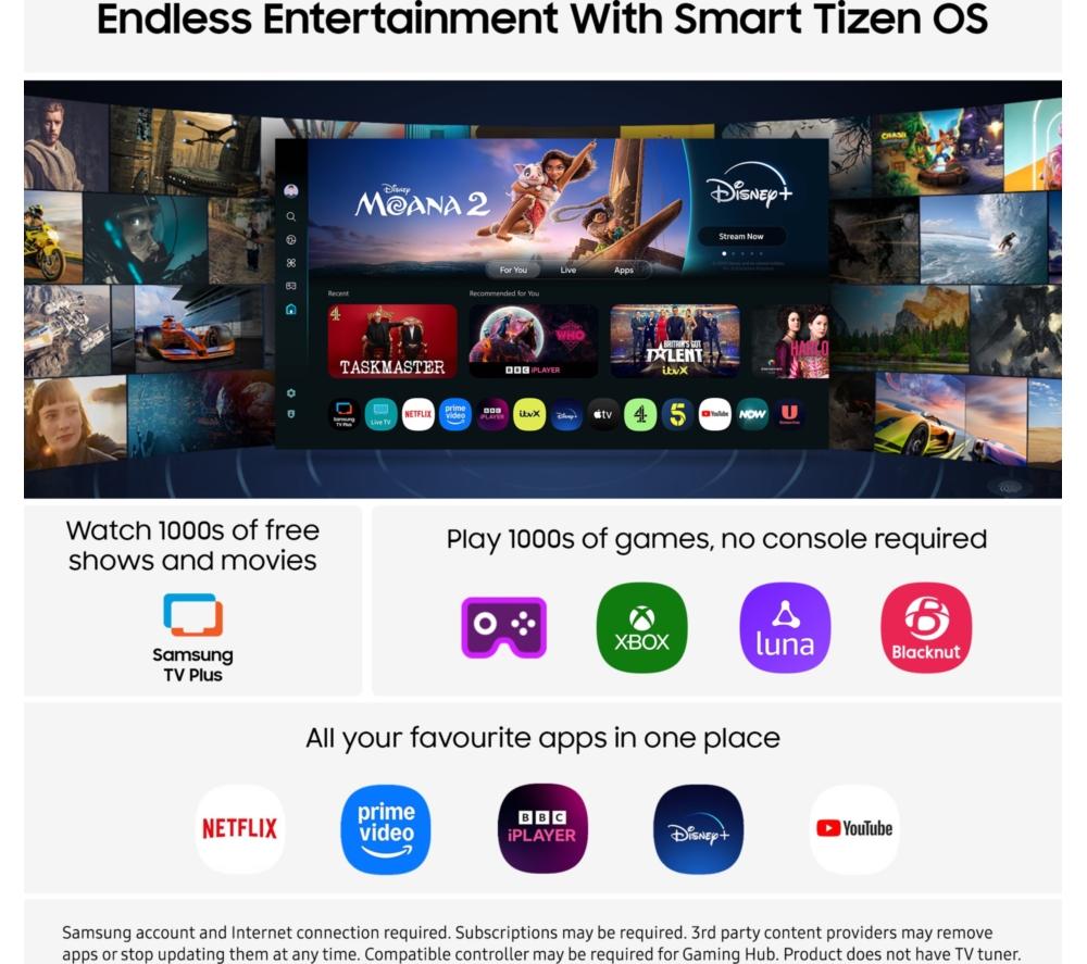 SAMSUNG The Movingstyle UE27LSM7FAXXXU 27" Smart Quad HD HDR LED TV - White image number 9 of 11