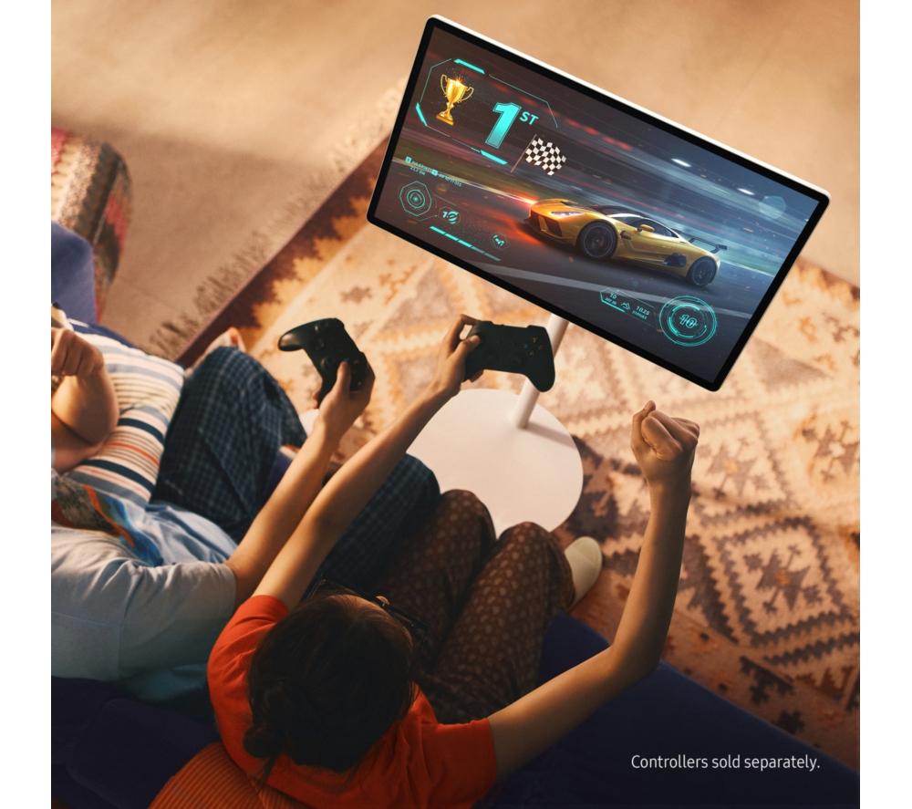 SAMSUNG The Movingstyle UE27LSM7FAXXXU 27" Smart Quad HD HDR LED TV - White image number 10 of 11