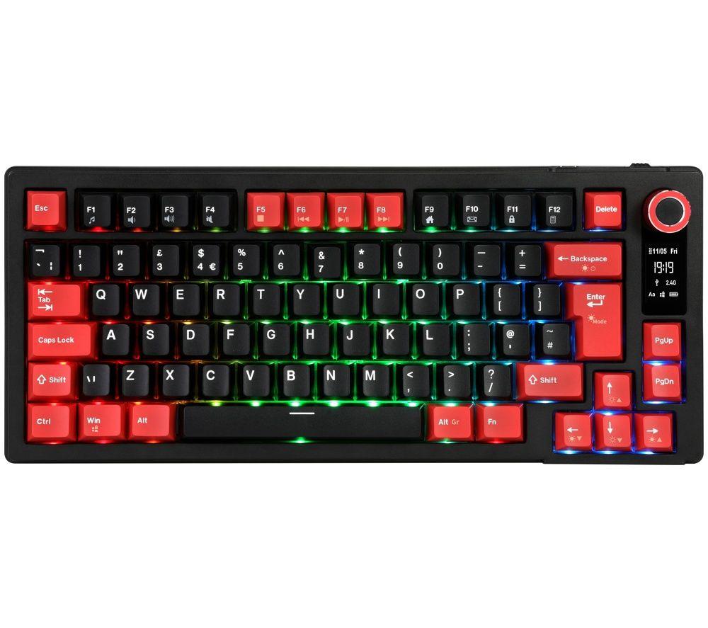 ADX ADXMK19RD26 RGB Mechanical Gaming Keyboard - Black & Red