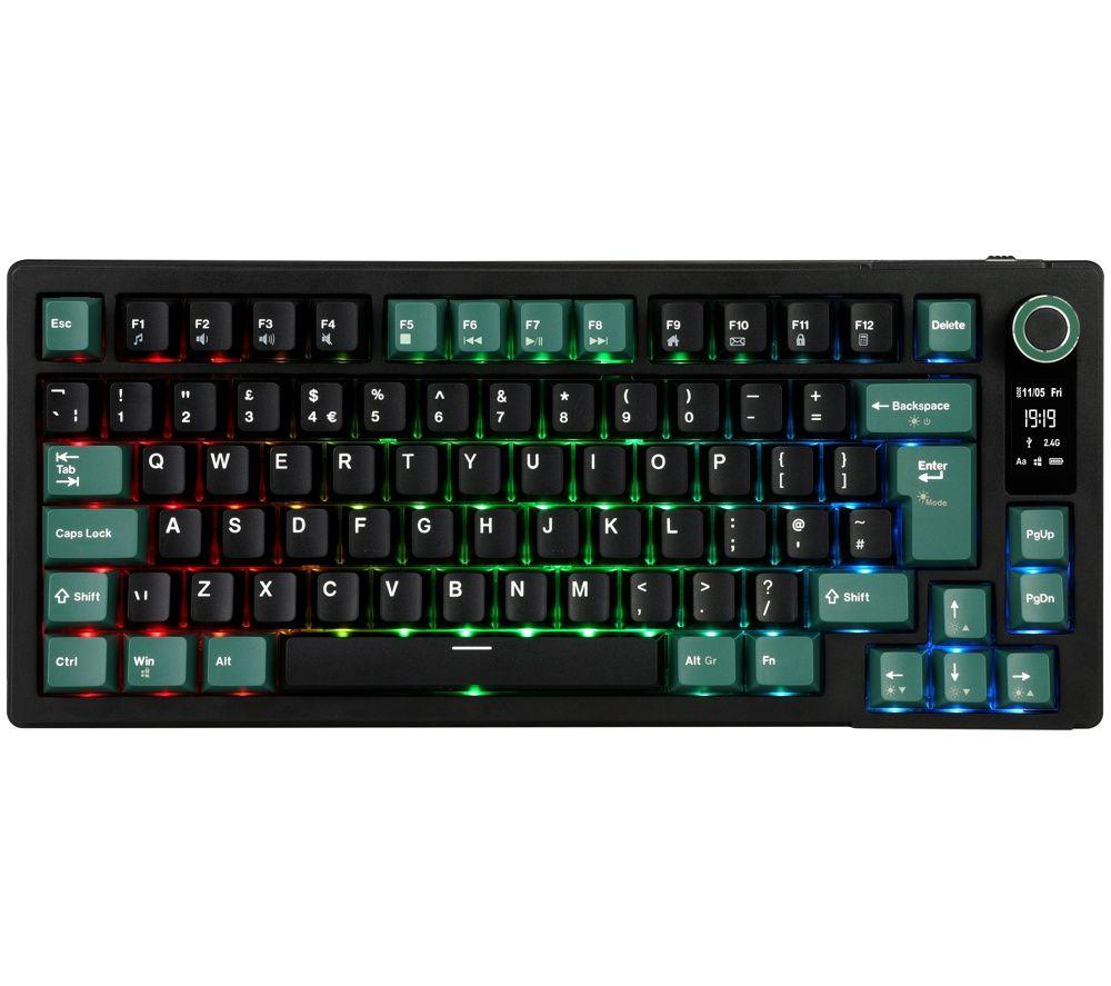 ADX ADXMK19GN26 RGB Mechanical Gaming Keyboard - Black & Green