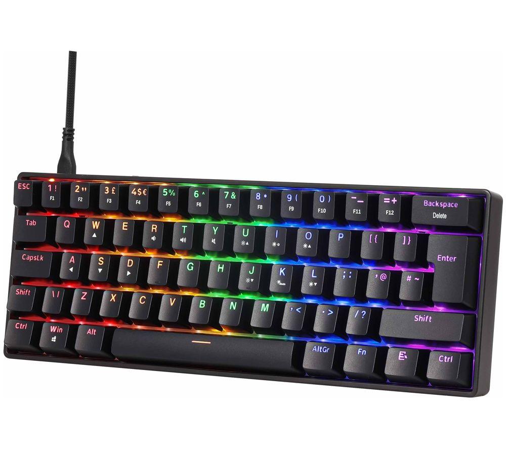ADX MK1626R 60% Mechanical Gaming Keyboard - Black image number 2 of 3
