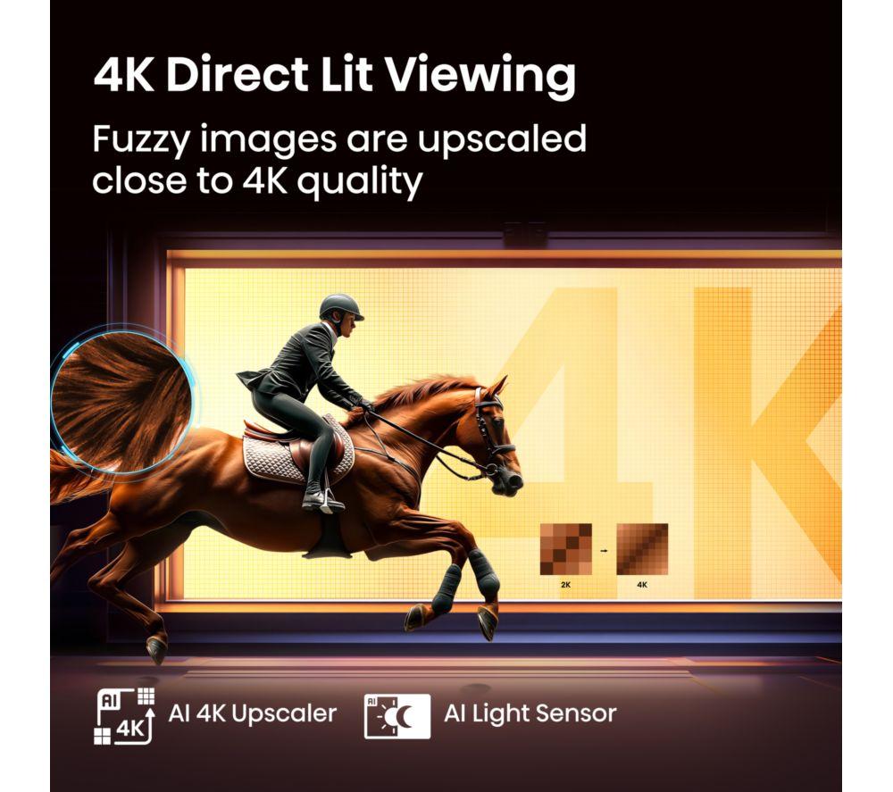 HISENSE E7Q 50" QLED 4K Smart AI TV - 50E71Q image number 4 of 13