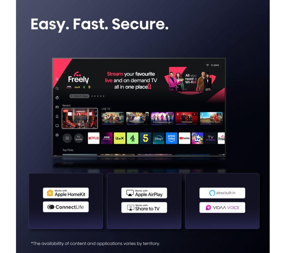 HISENSE E7Q 50" QLED 4K Smart AI TV - 50E71Q image number 10 of 13