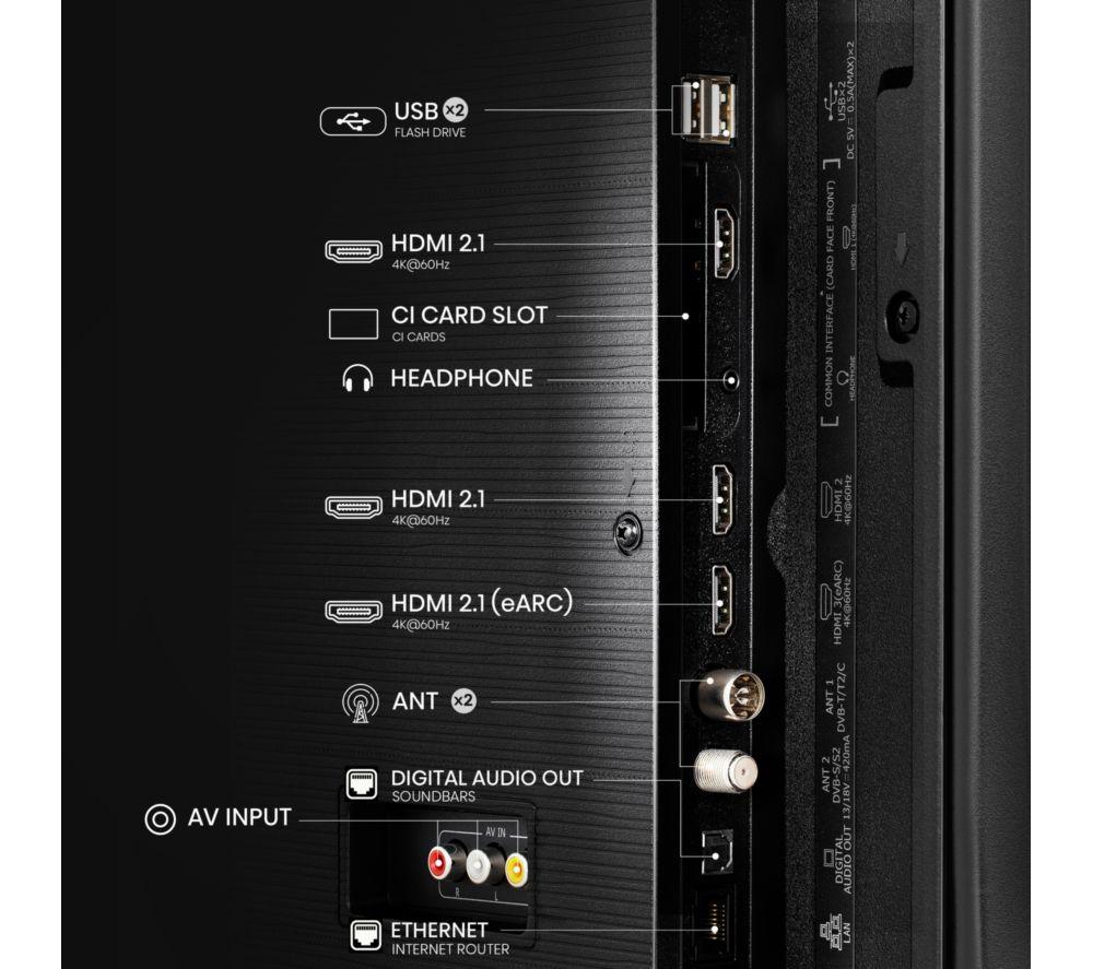 HISENSE E7Q 50" QLED 4K Smart AI TV - 50E71Q image number 11 of 13