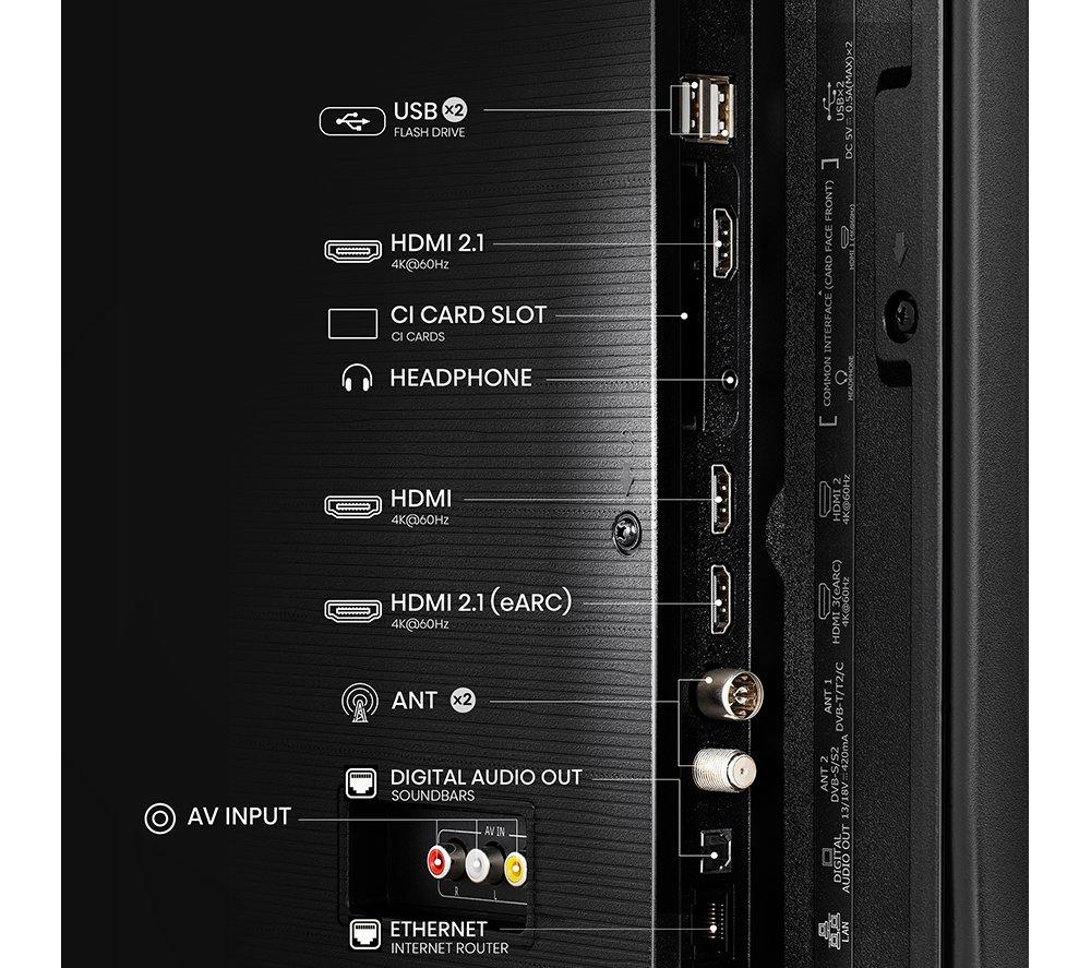 HISENSE A6Q 43" LED 4K HDR Smart TV - 43A61Q image number 10 of 13