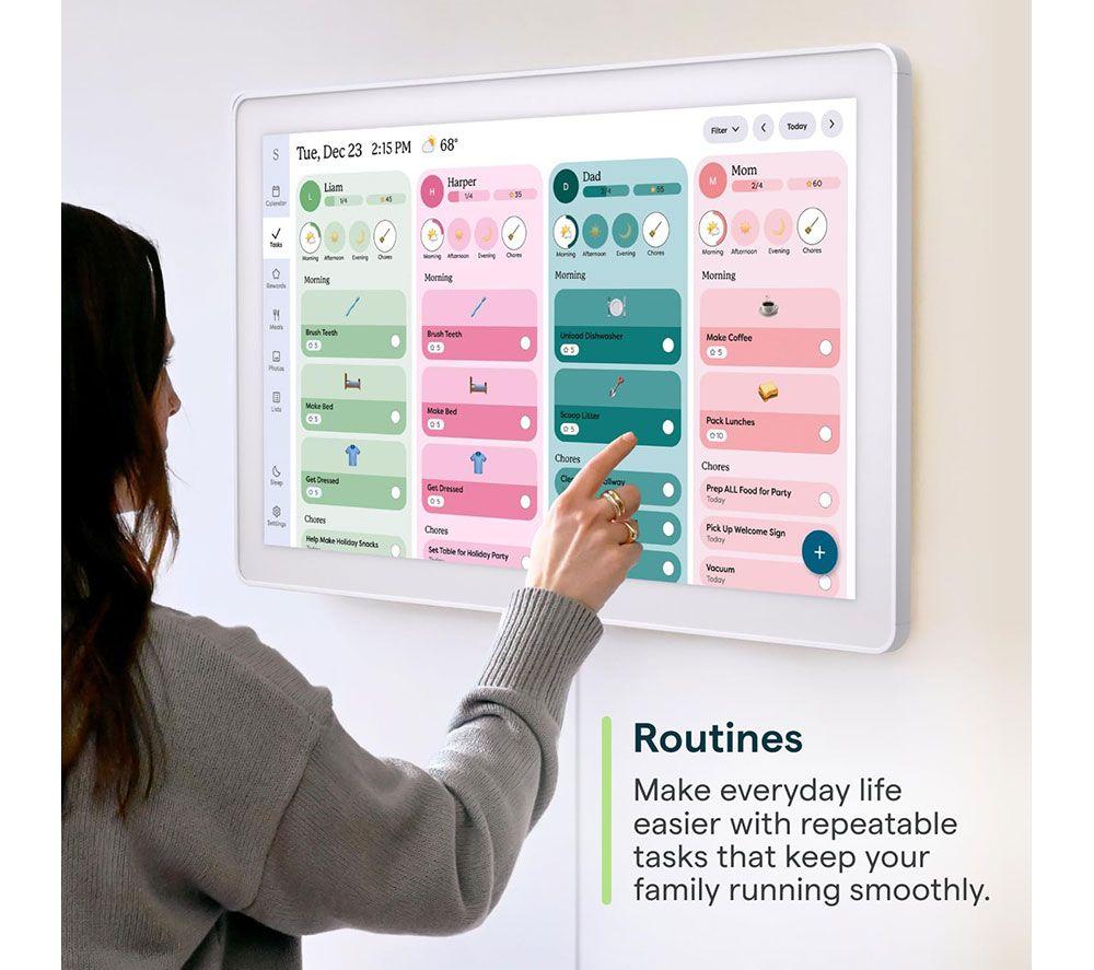 SKYLIGHT  Max 27" Smart Digital Calendar - White image number 8 of 8