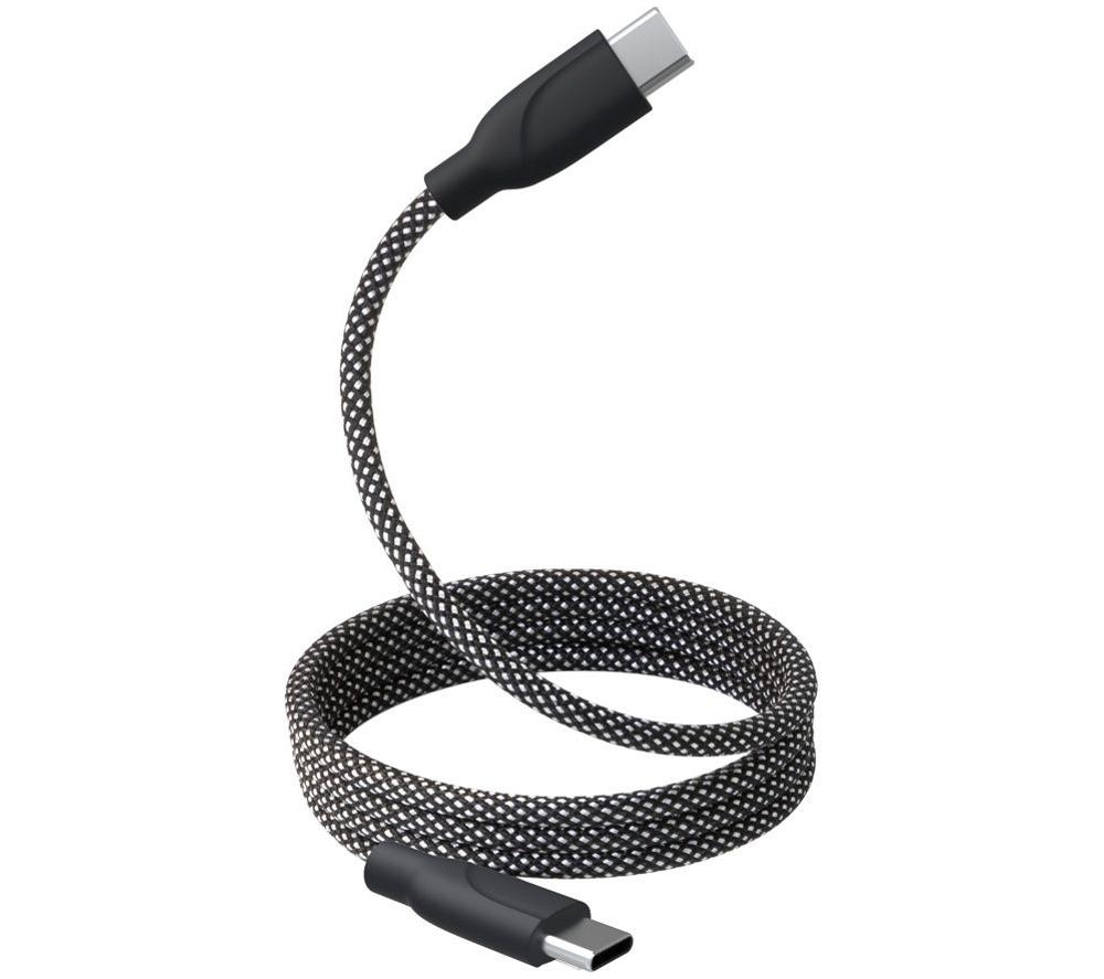 Goji Braided Magnetic USB Type-C Cable - 1 m, Black
