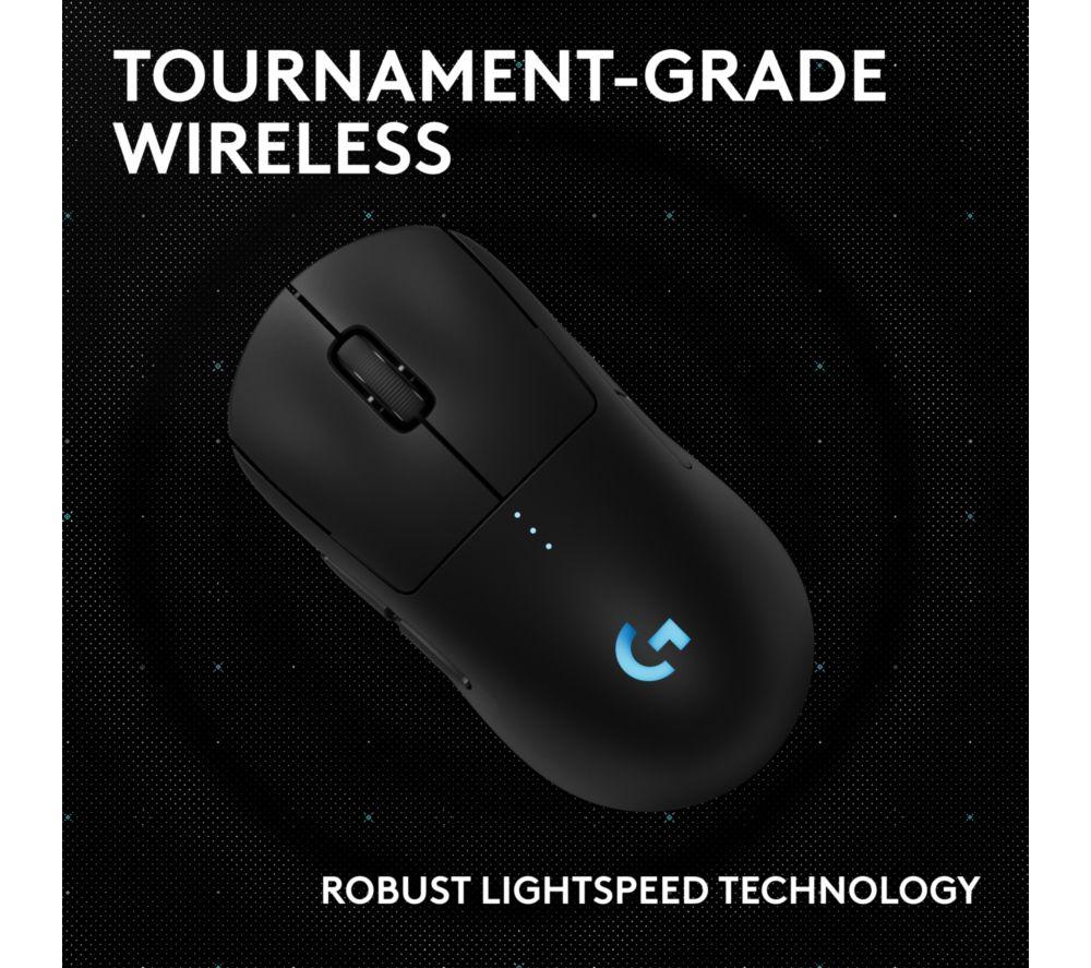 LOGITECH PRO 2 Lightspeed RGB Wireless Optical Gaming Mouse: 8K Edition - Black image number 5 of 8
