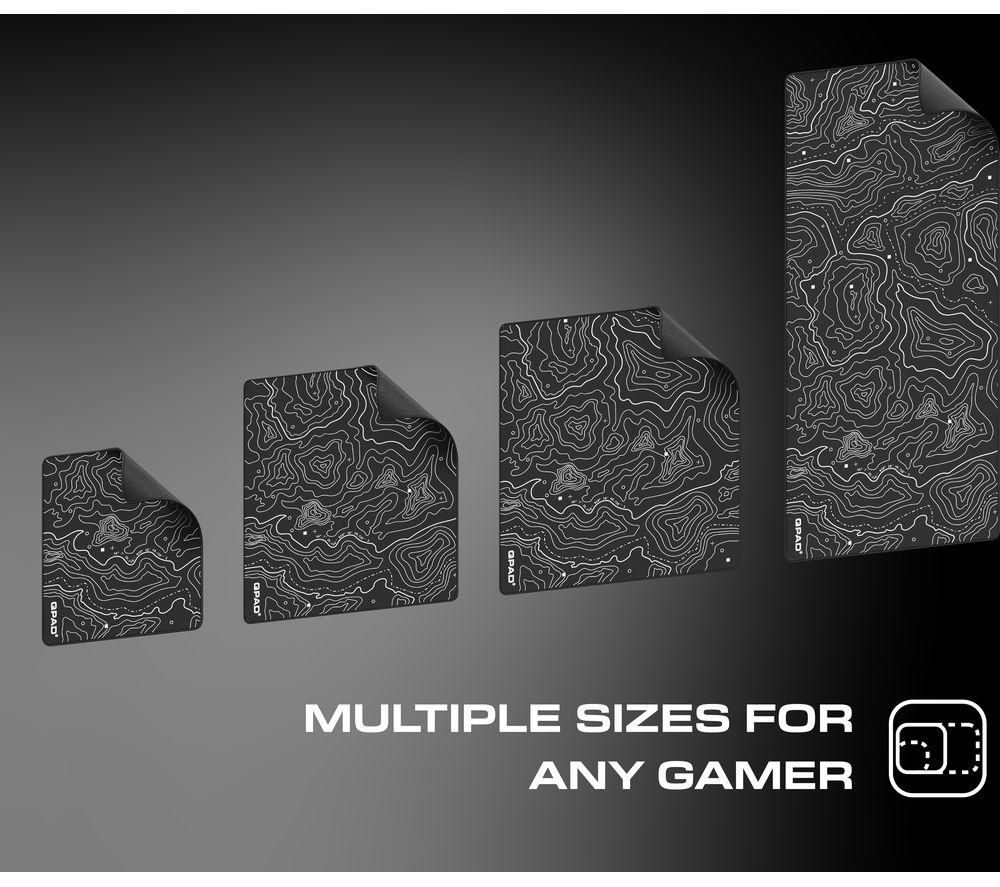 QPAD Edge Mouse Mat - Black & White, Medium image number 4 of 7