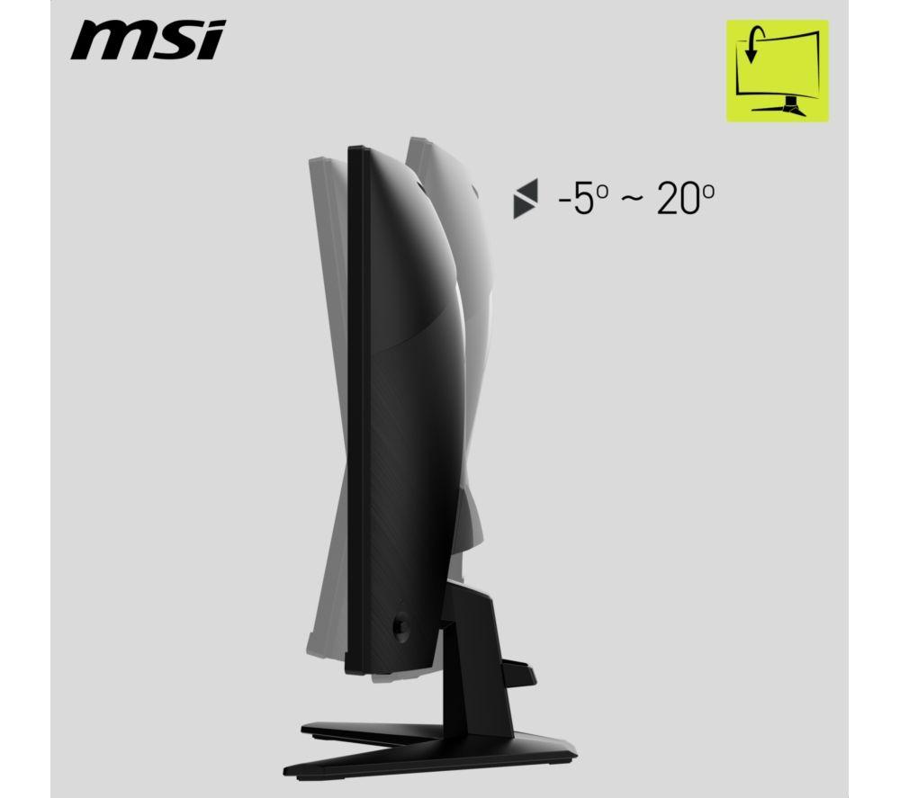 MSI MAG 276CXF Full HD 27" Curved Rapid VA LCD Gaming Monitor - Black image number 4 of 7
