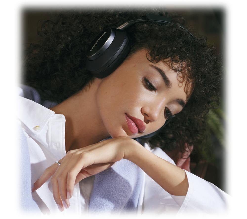 BOWERS&WILKINS Px8 Wireless Bluetooth Noise-Cancelling Headphones - Black image number 3 of 8