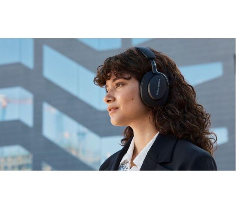 BOWERS&WILKINS Px7 S2e Wireless Bluetooth Noise-Cancelling Headphones - Black image number 4 of 10