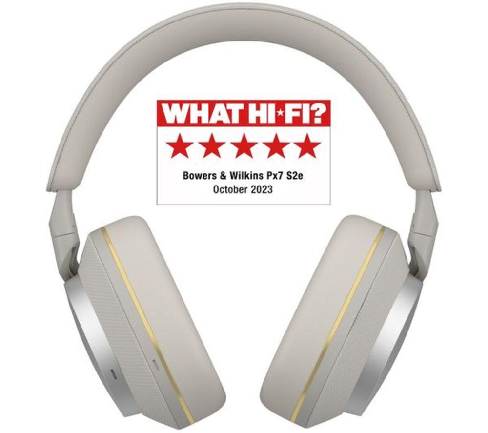 BOWERS&WILKINS Px7 S2e Wireless Bluetooth Noise-Cancelling Headphones - Grey image number 5 of 5