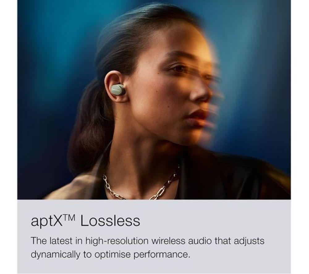 BOWERS&WILKINS Pi8 Wireless Bluetooth Noise-Cancelling Earbuds - Dove White image number 4 of 10