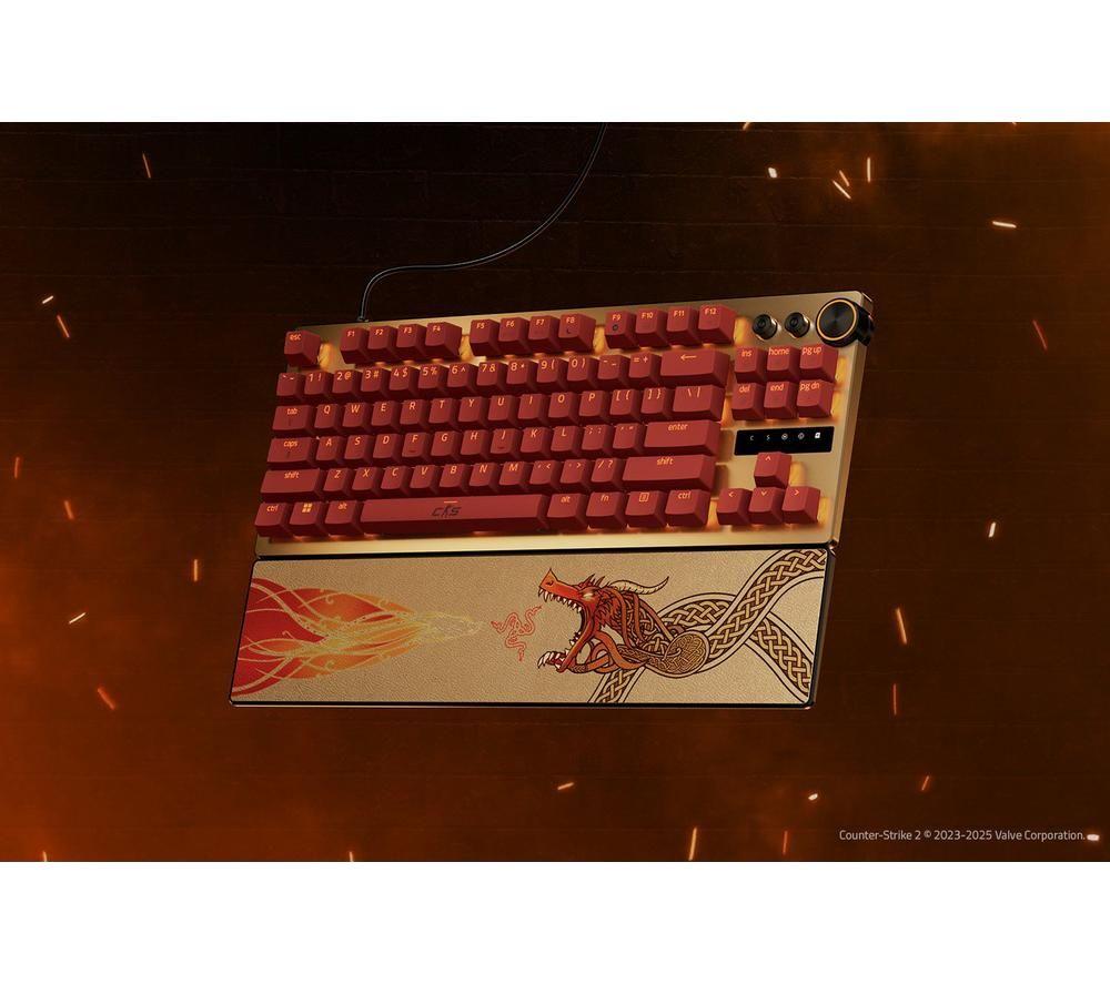 RAZER Huntsman V3 Pro TKL Mechanical Gaming Keyboard - Counter Strike 2 Edition image number 5 of 6