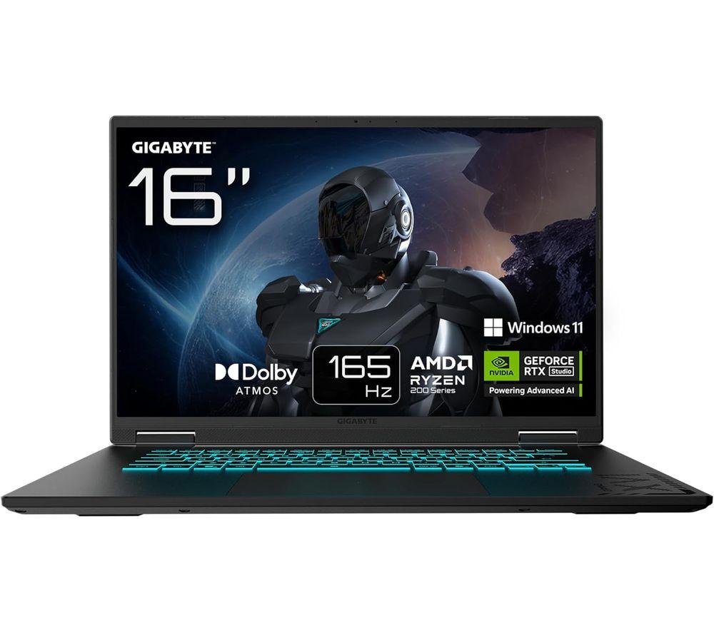 Gigabyte A16 16" Gaming Laptop - Amd Ryzen™ 7, Rtx 5050, 1 Tb Ssd, Black