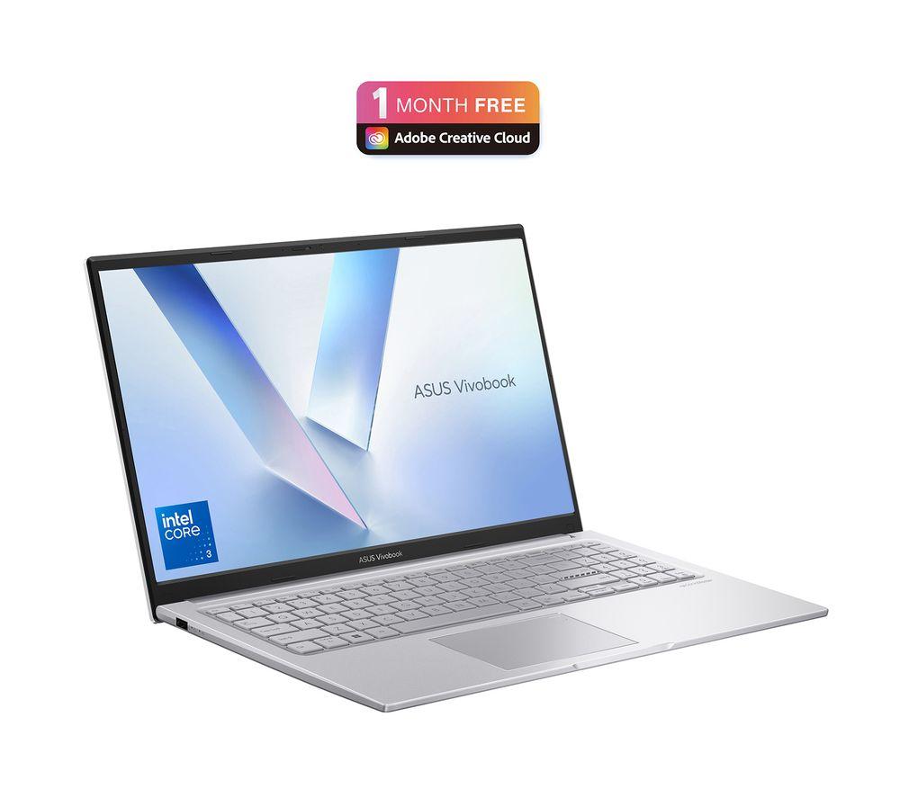 ASUS Vivobook 15 X1504VA 15.6" Laptop - Intel&reg; Core&trade; 3, 512 GB SSD, Silver image number 4 of 7