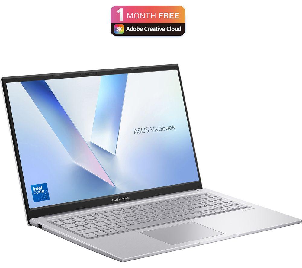 ASUS Vivobook 15 X1504VA 15.6" Laptop - Intel&reg; Core&trade; 7, 1 TB SSD, Silver image number 4 of 7