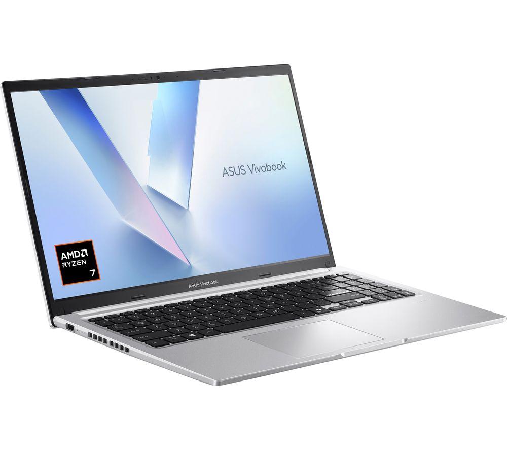ASUS Vivobook 15 15.6" Laptop - AMD Ryzen 7, 512 GB SSD, Silver image number 3 of 12