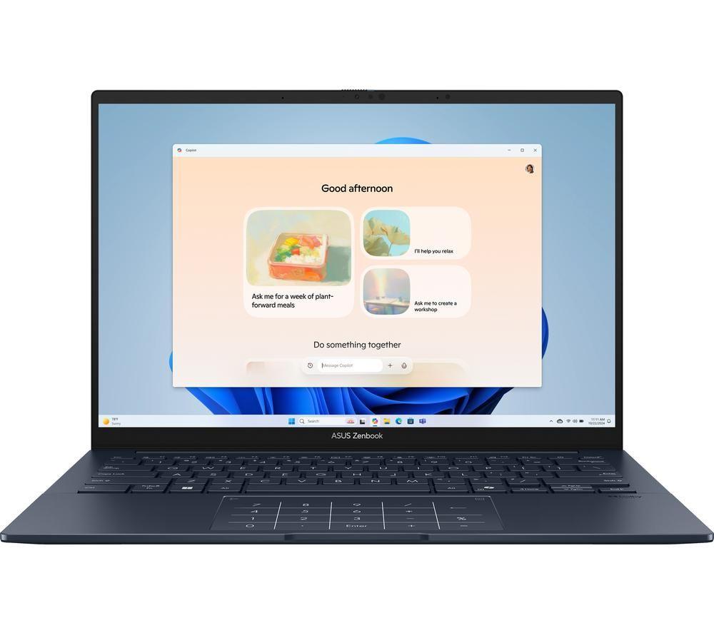 Asus Zenbook 14 Oled 14" Laptop - Intel®Core Ultra 5, 512 Gb Ssd, Blue, Blue
