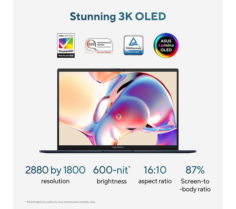ASUS Zenbook 14 OLED 14" Laptop - Intel&reg; Core&trade; Ultra 5, 512 GB SSD, Blue image number 10 of 17
