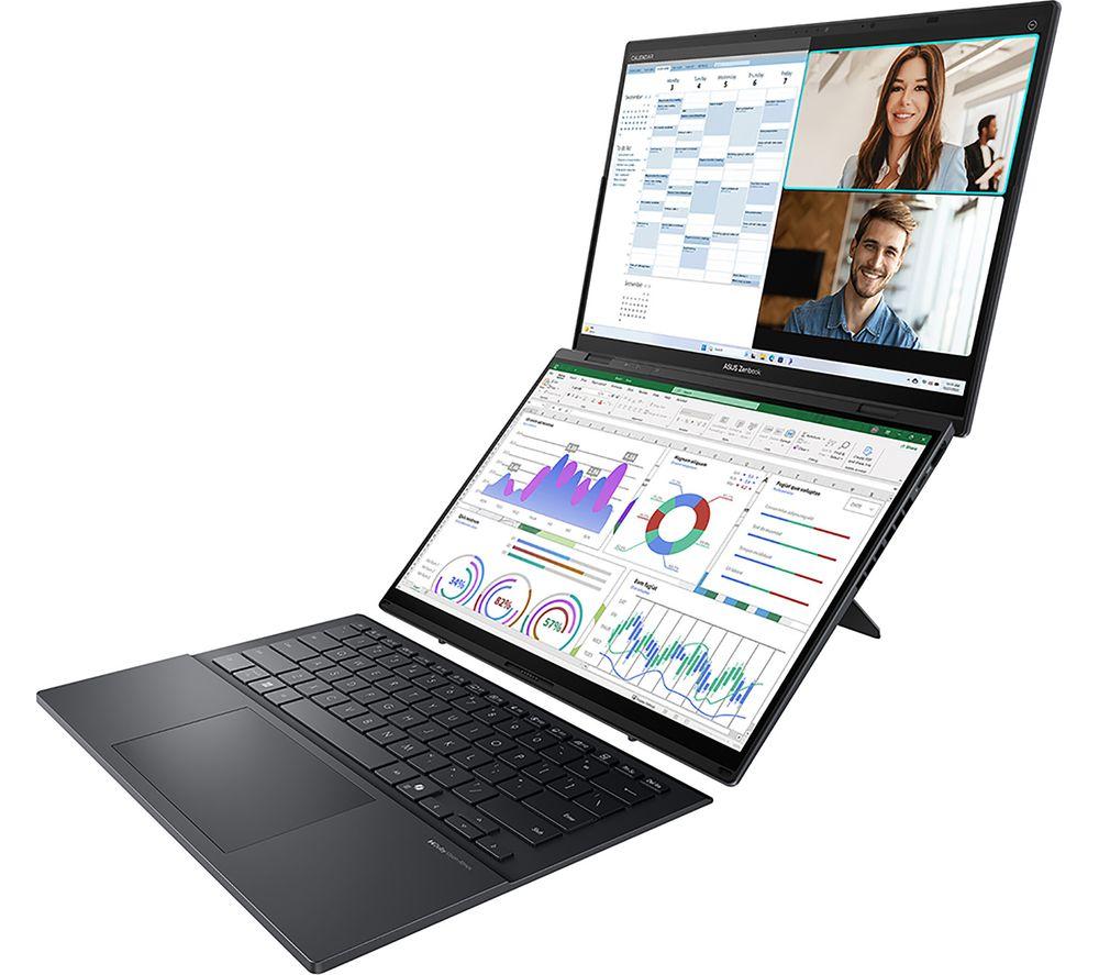 ASUS Zenbook Duo 14" 2 in 1 Laptop - Intel&reg; Core&trade; Ultra 9, 2 TB SSD, Inkwell Grey image number 6 of 13