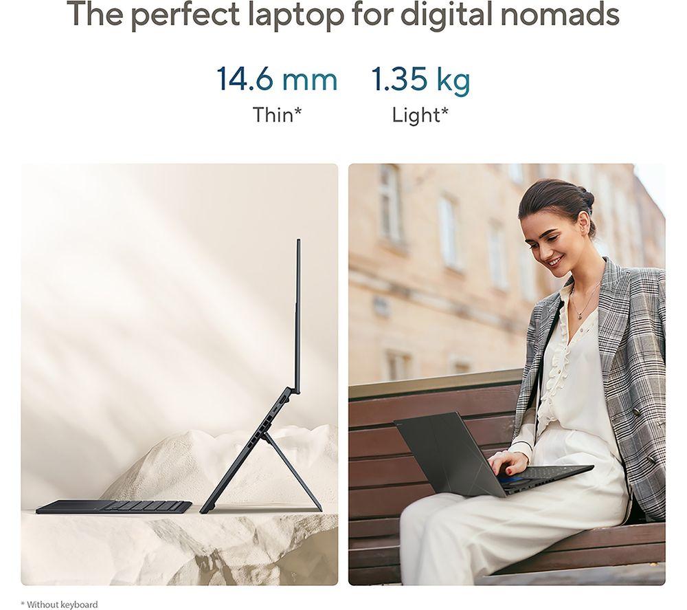 ASUS Zenbook Duo 14" 2 in 1 Laptop - Intel&reg; Core&trade; Ultra 9, 2 TB SSD, Inkwell Grey image number 10 of 13