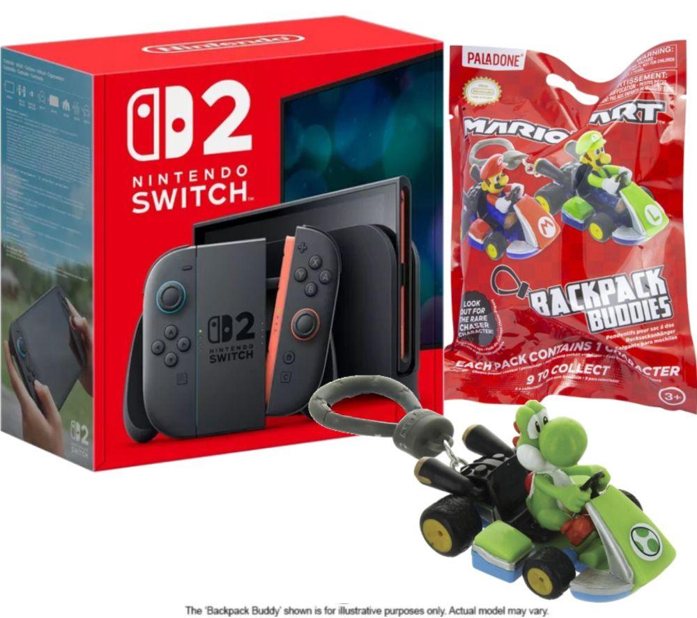 NINTENDO Switch 2 & Mario Kart Backpack Buddies Bundle