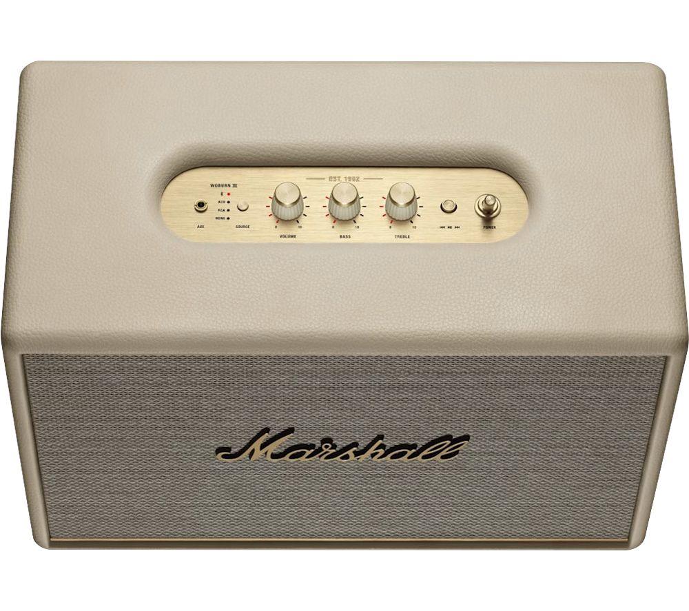 スピーカー・ウーファー Marshall WOBURN III Cream Woburn III Cream - Bluetooth home speaker | Marshall.com