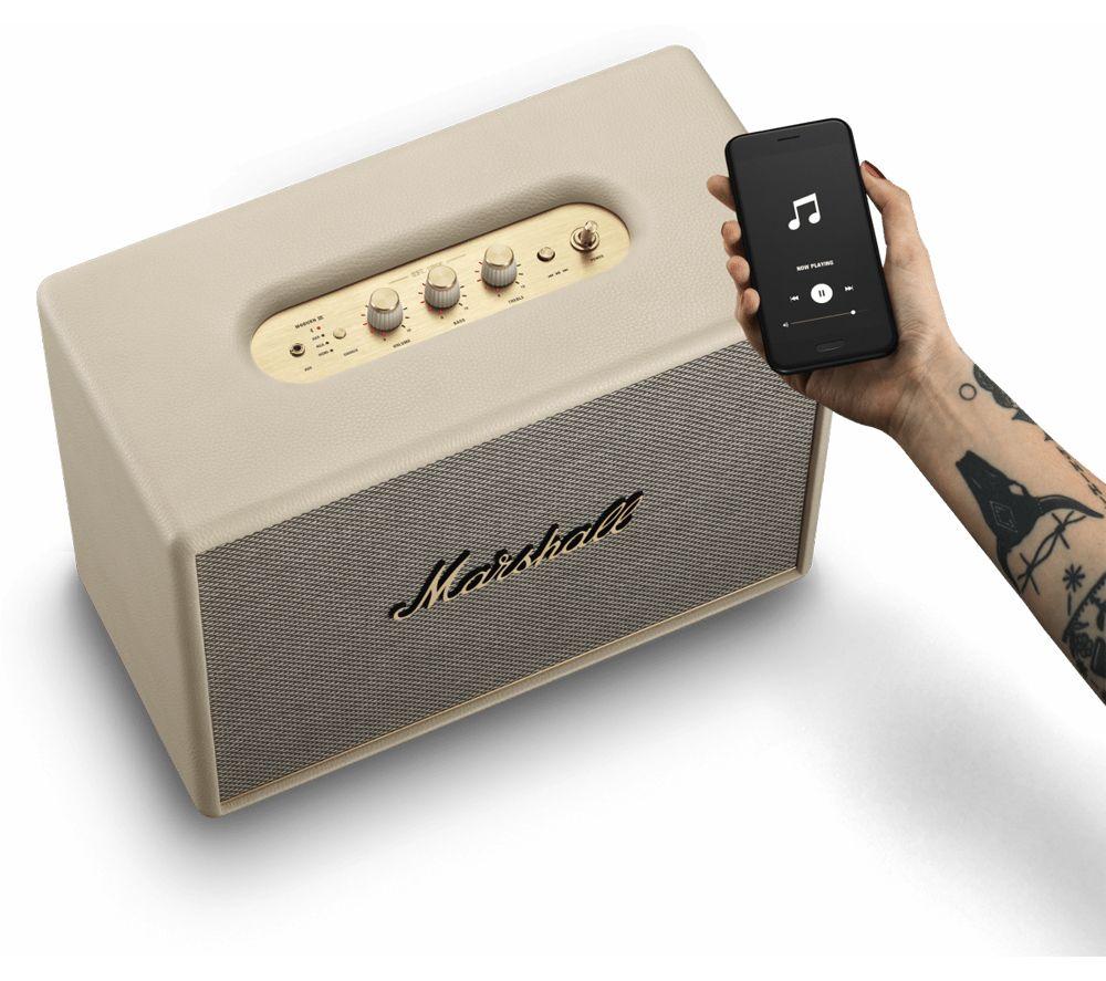 スピーカー・ウーファー Marshall WOBURN III Cream Marshall Woburn III Bluetooth 5.2 Home Speaker | Free Next Day