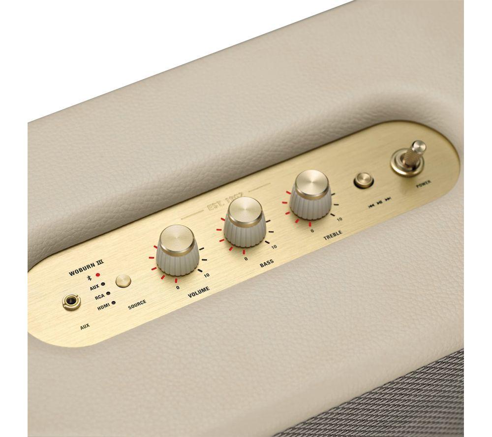 MARSHALL Woburn III Bluetooth Speaker - Cream image number 6 of 8