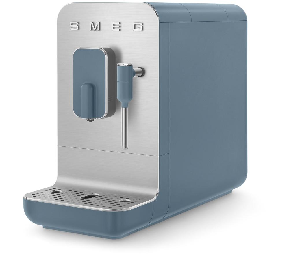 SMEG Collezione BCC12SBMUK Bean to Cup Coffee Machine - Matte Storm Blue image number 2 of 10