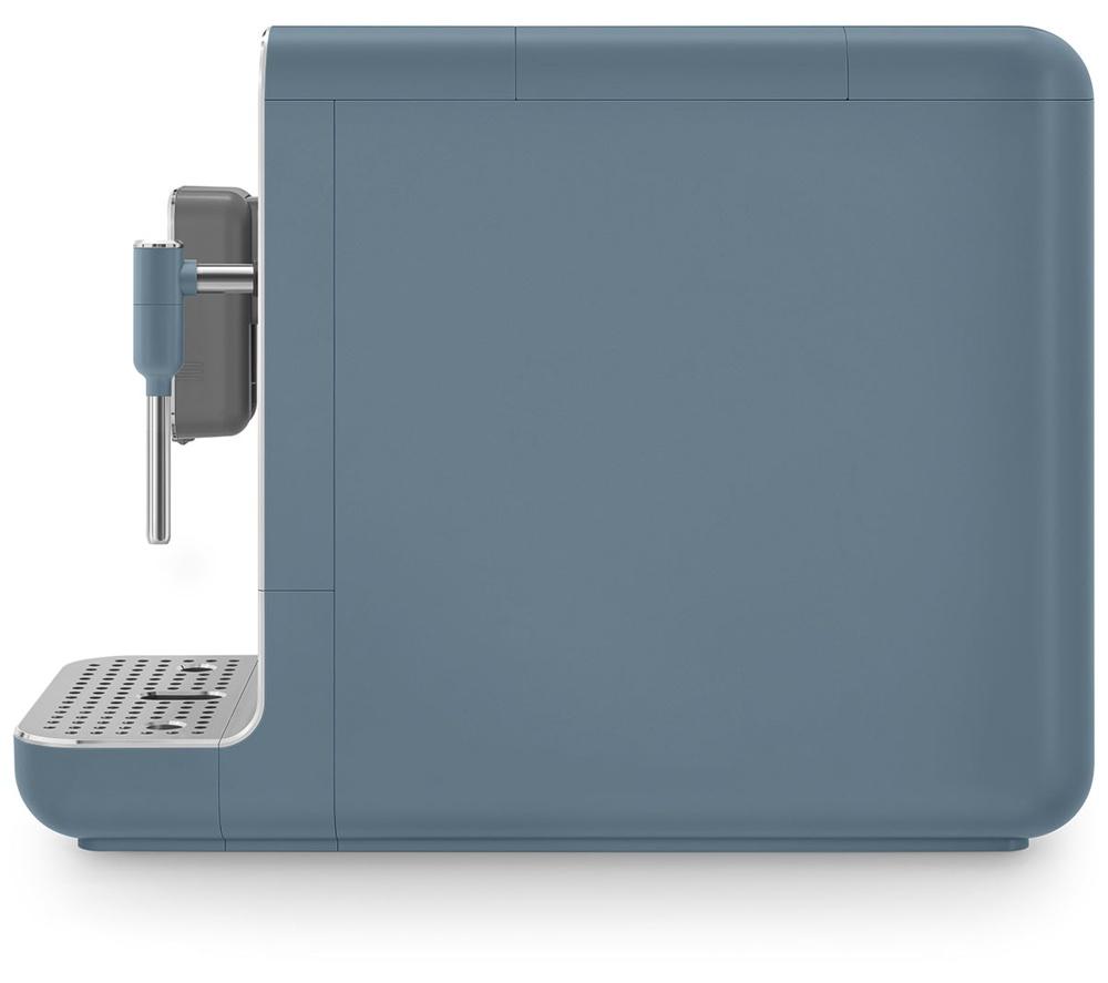 SMEG Collezione BCC12SBMUK Bean to Cup Coffee Machine - Matte Storm Blue image number 3 of 10