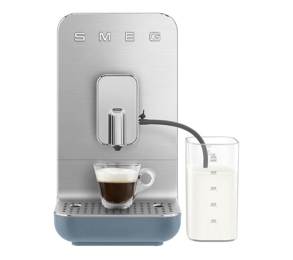 SMEG Collezione BCC13SBMUK Bean to Cup Coffee Machine - Matte Storm Blue