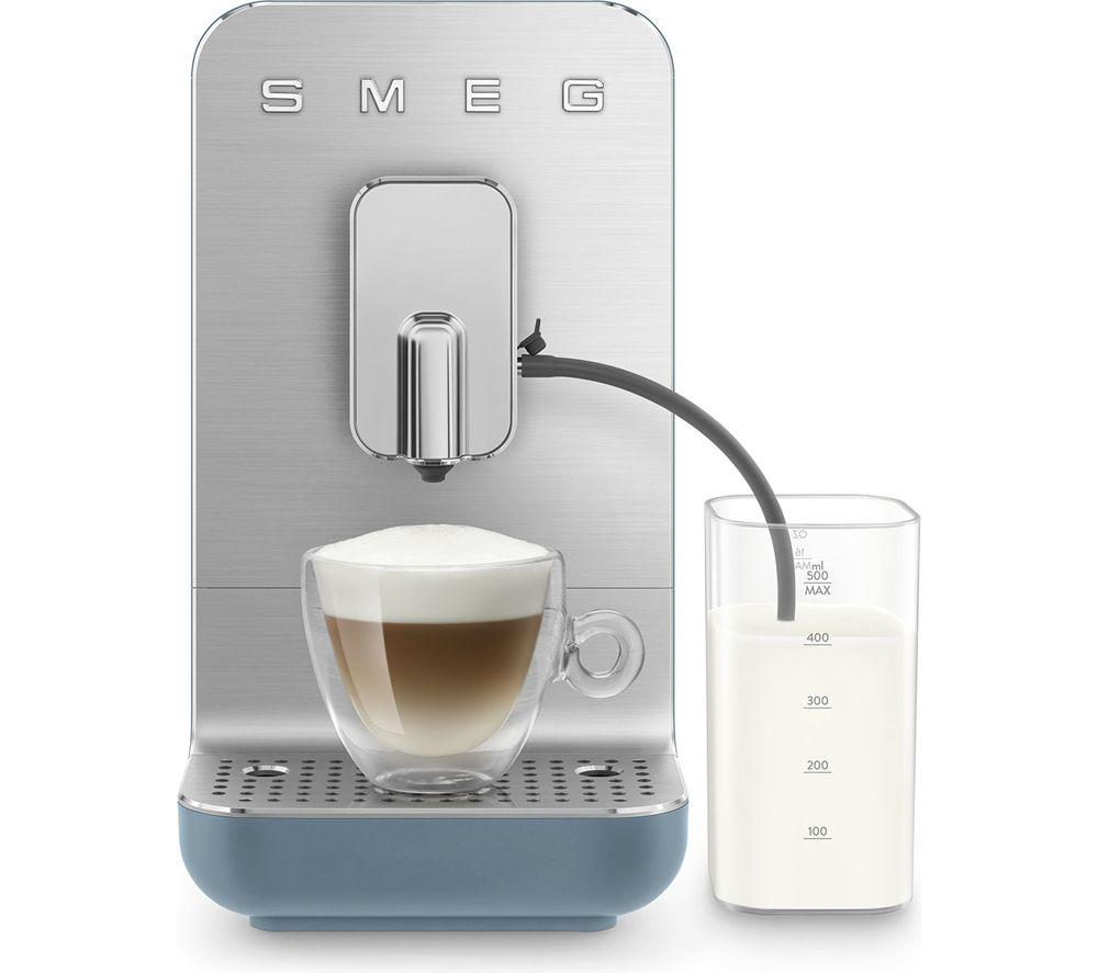 SMEG Collezione BCC13SBMUK Bean to Cup Coffee Machine - Matte Storm Blue image number 6 of 9