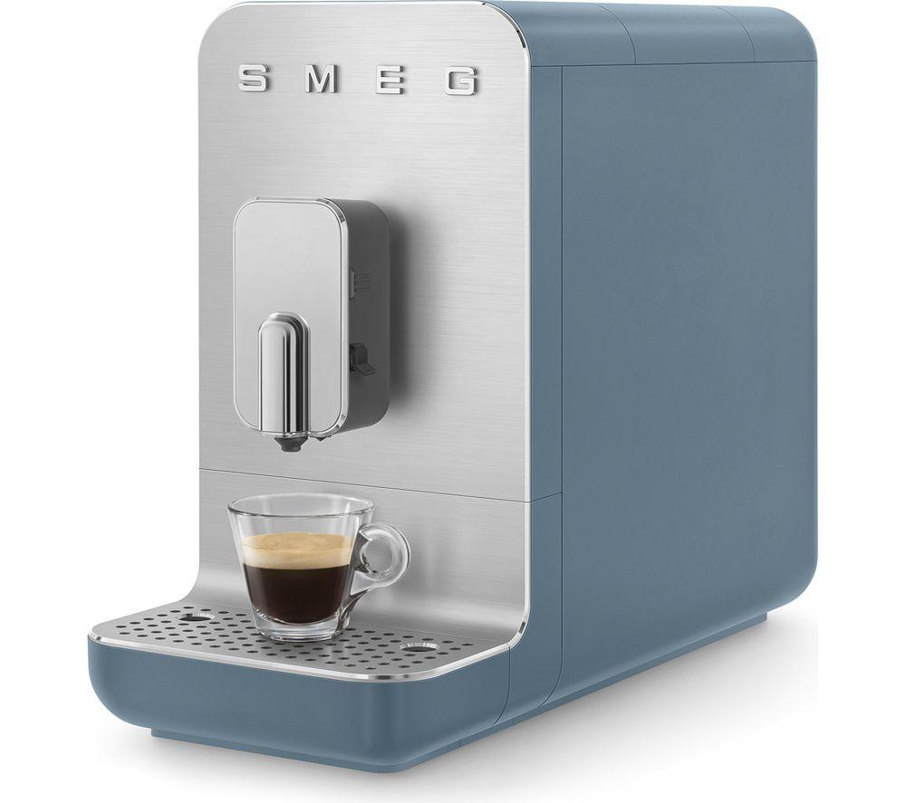 SMEG Collezione BCC13SBMUK Bean to Cup Coffee Machine - Matte Storm Blue image number 8 of 9