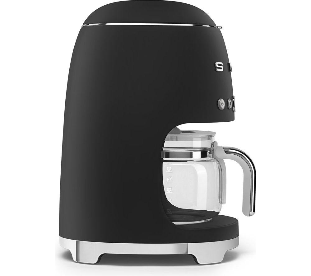 SMEG DCF02BLMUK 50s Style Filter Coffee Machine - Matte Black image number 4 of 4