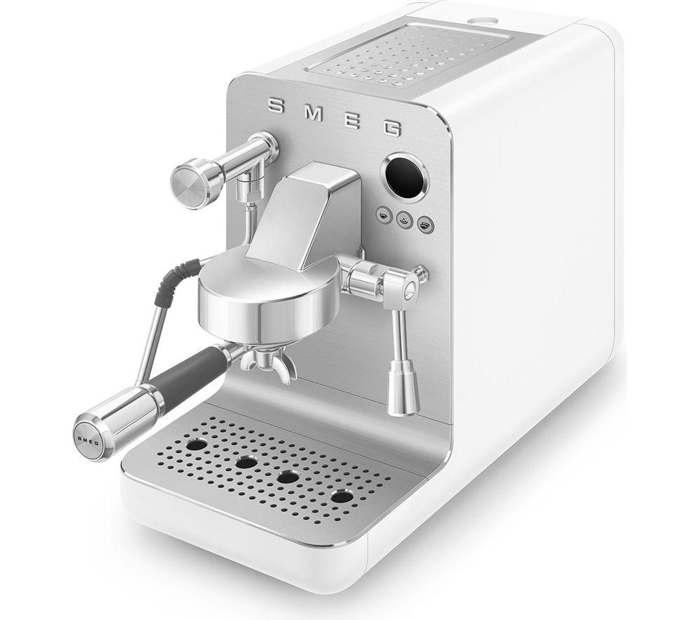 SMEG Collezione Mini Pro EMC02WHMUK Espresso Coffee Machine - Matte White image number 5 of 7