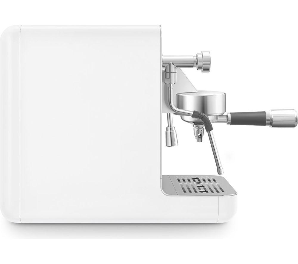 SMEG Collezione Mini Pro EMC02WHMUK Espresso Coffee Machine - Matte White image number 6 of 7