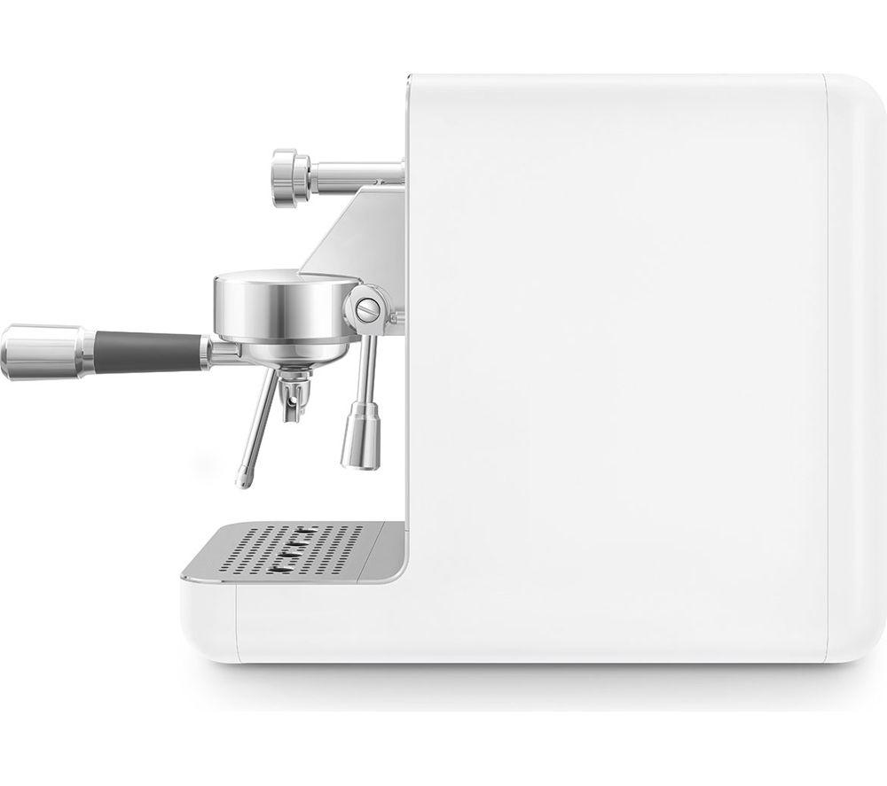SMEG Collezione Mini Pro EMC02WHMUK Espresso Coffee Machine - Matte White image number 7 of 7