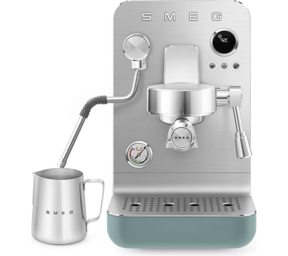 SMEG Collezione Mini Pro EMC02EGMUK Espresso Coffee Machine - Matte Emerald Green