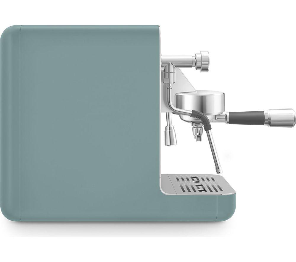 SMEG Collezione Mini Pro EMC02EGMUK Espresso Coffee Machine - Matte Emerald Green image number 5 of 8